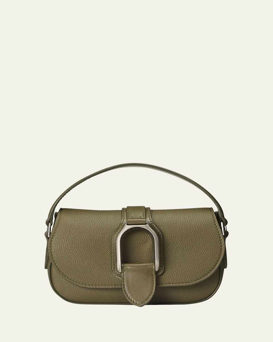 Welington Mini Flap Leather Wallet on Chain